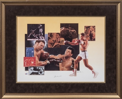 Muhammad Ali Autographed 16x20 Lithograph (PSA/DNA)